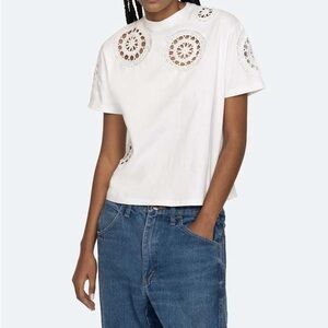 SEA NY Joy Top T-shirt Embroidered